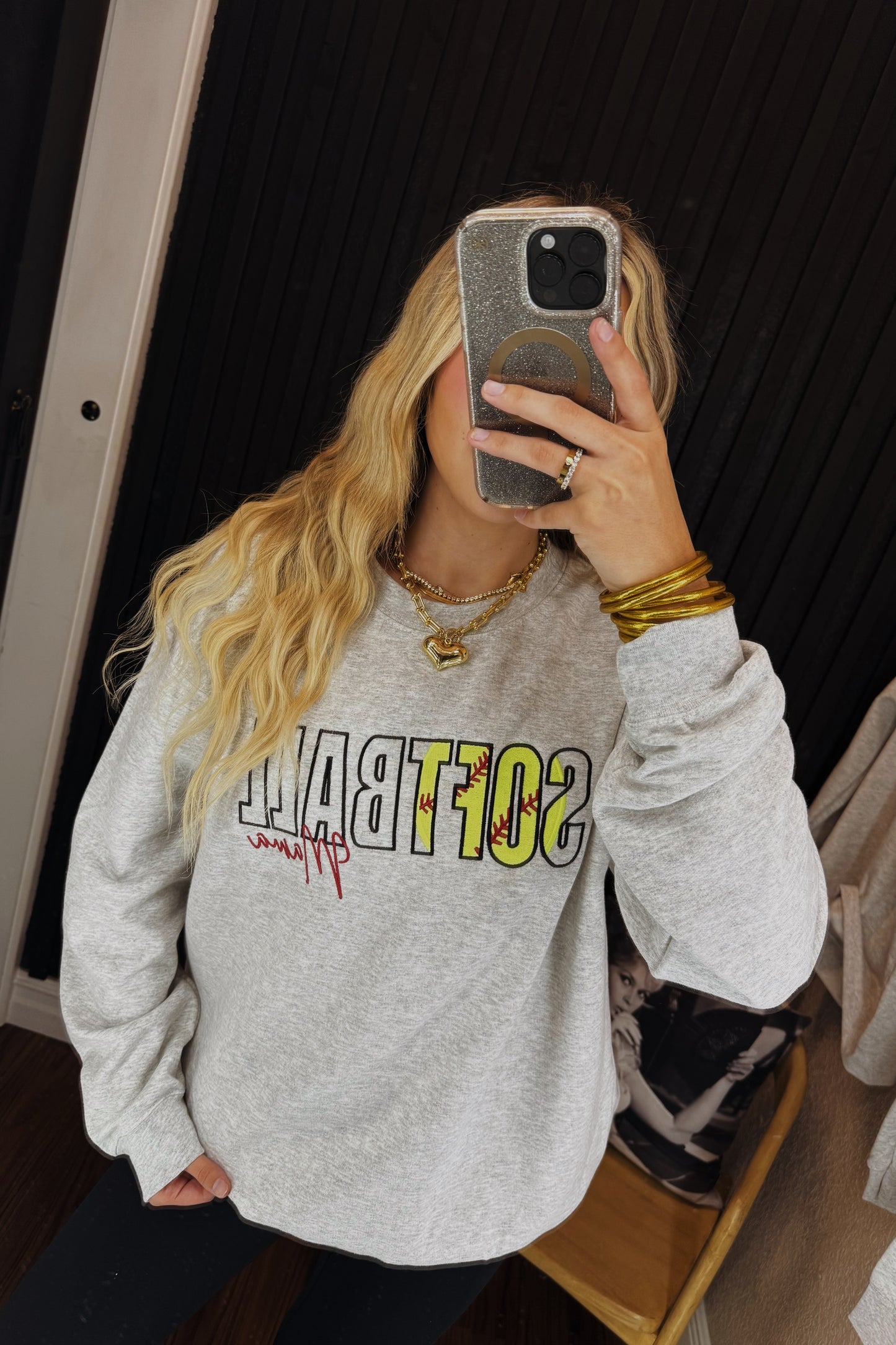 Softball Mama Crewneck
