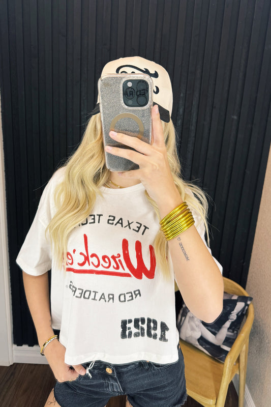 Wreck' Em Cropped Tee