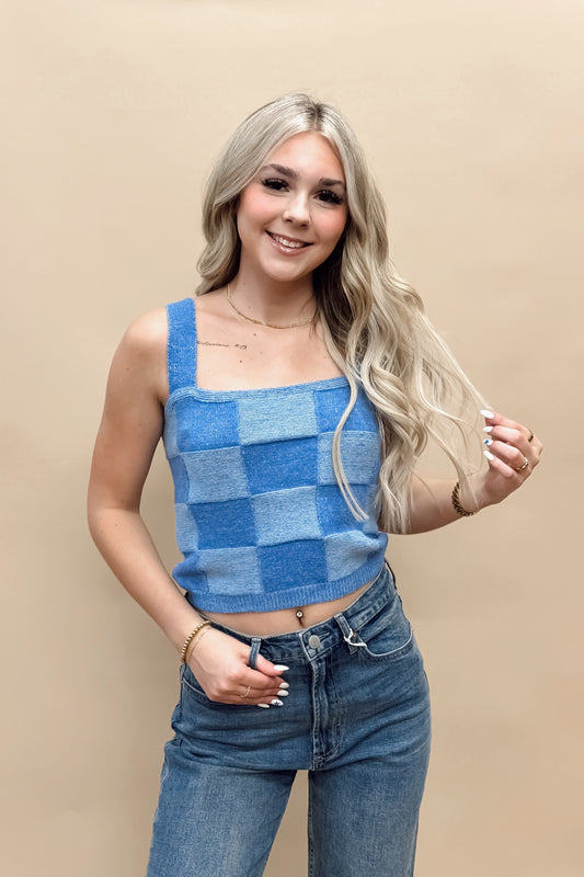 true and blue top